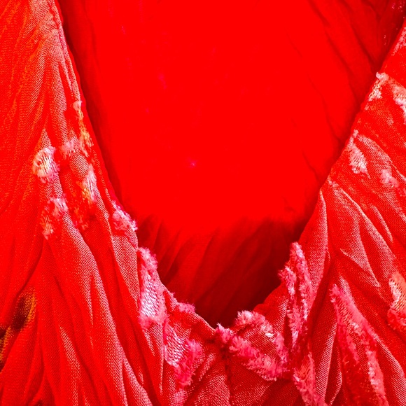 Maxi dress komarov. Large. Coral evening cruise wear - Picture 2 of 7